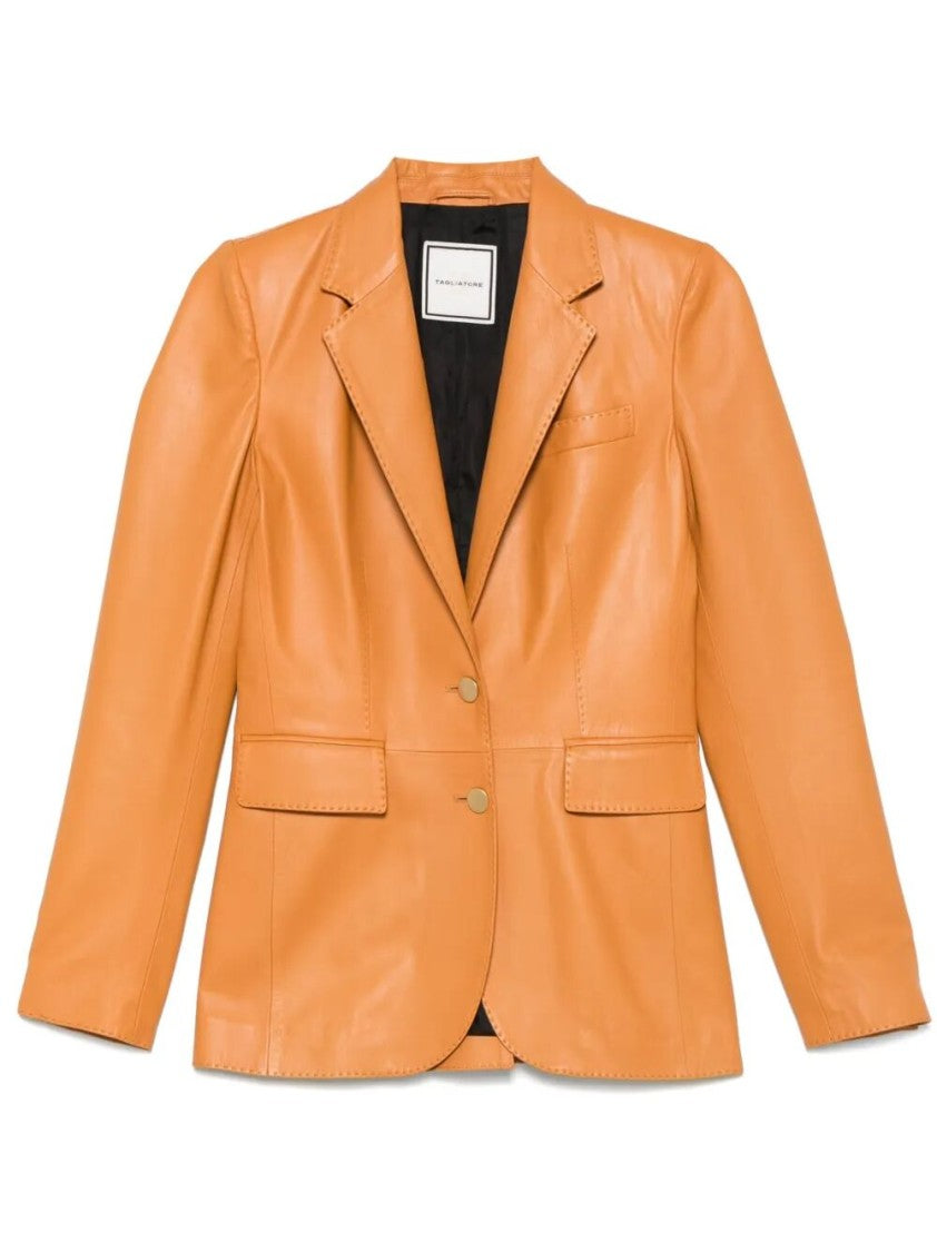 Tagliatore Tailored Lambskin Leather Jacket