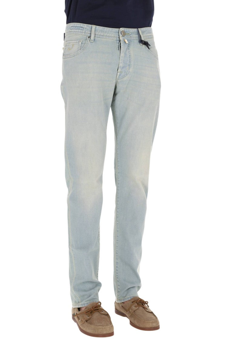 Jacob Cohen Nick Slim Fit Sandblasted Jeans