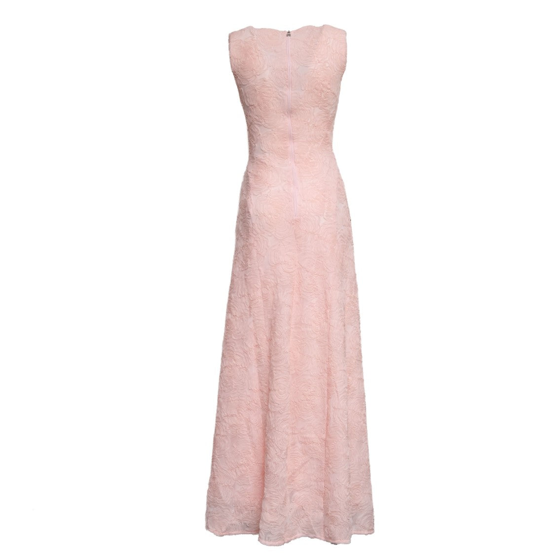 Rotate Light Pink Asyna Floral Jacquard Maxi Dress