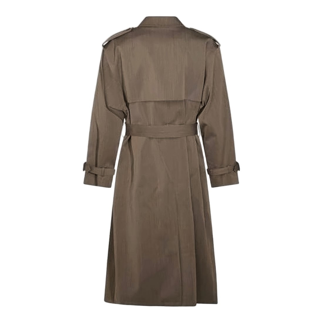 Auralee Double-Breasted Wool Trench Coat