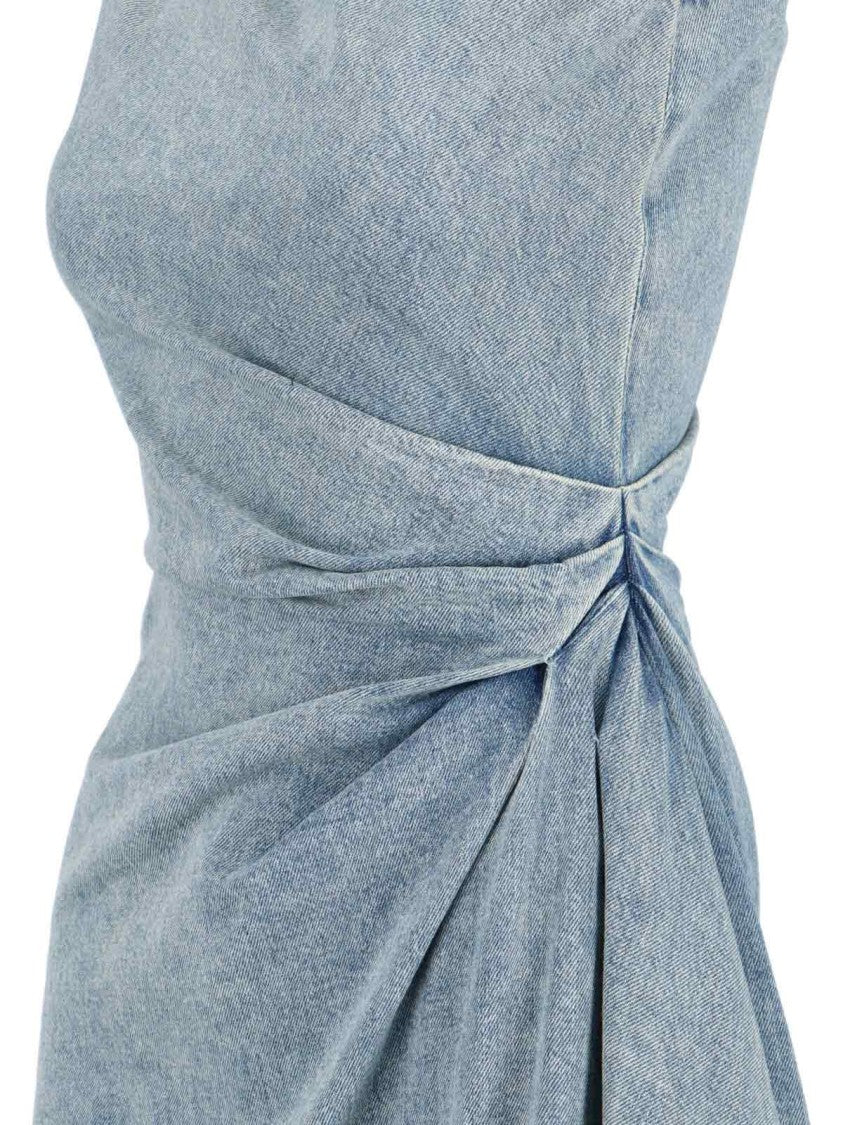 Alexander Mcqueen Midi Dress – Light Blue