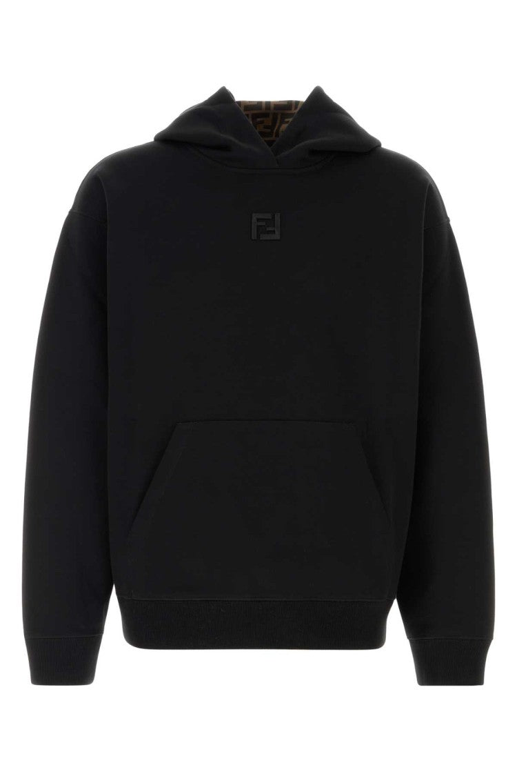 Fendi Black Cotton Sweatshirt