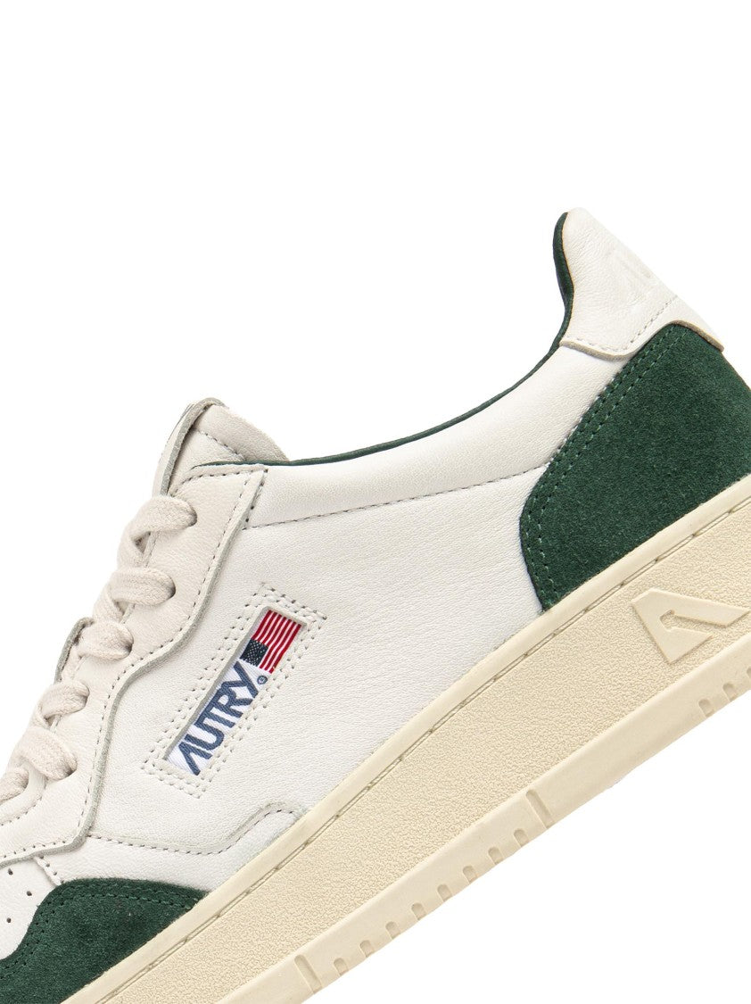 Autry Low-Top Sneakers In White Nappa Leather