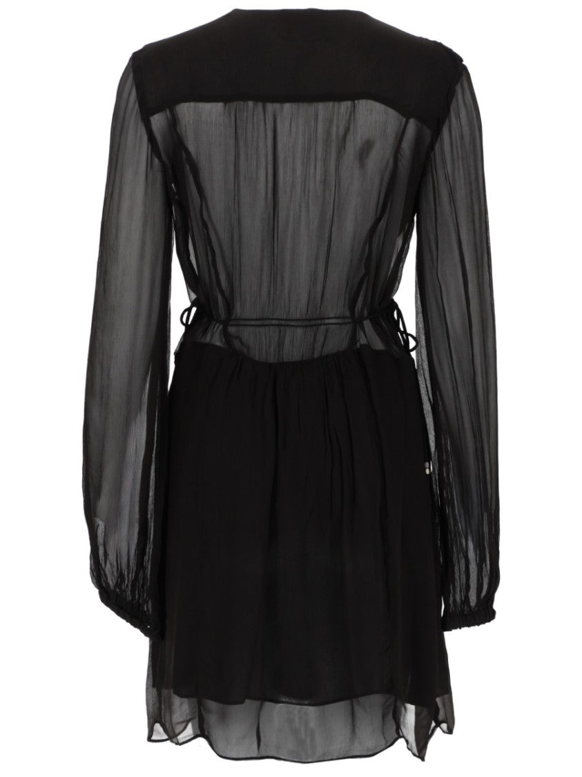 Isabel Marant Étoile Loriena Sheer Side Cut-Out Dress