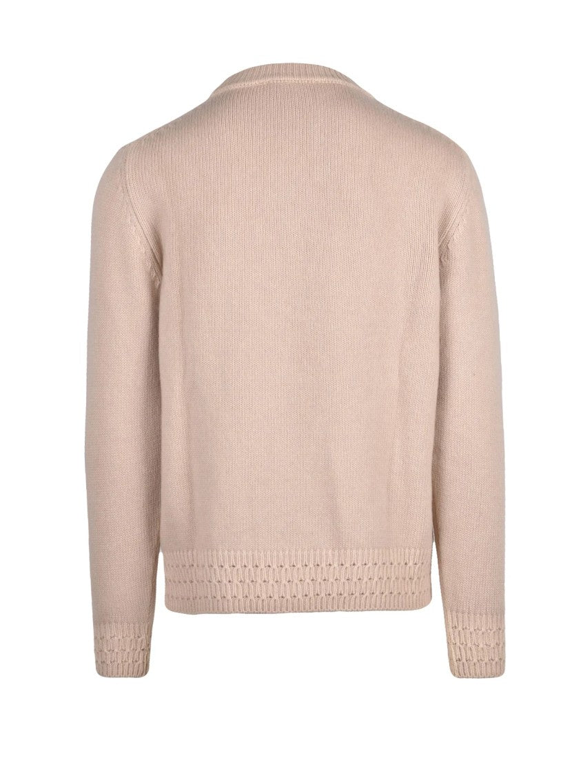 Daniele Fiesoli Crewneck Sweater In Extrafine Virgin Merino Wool