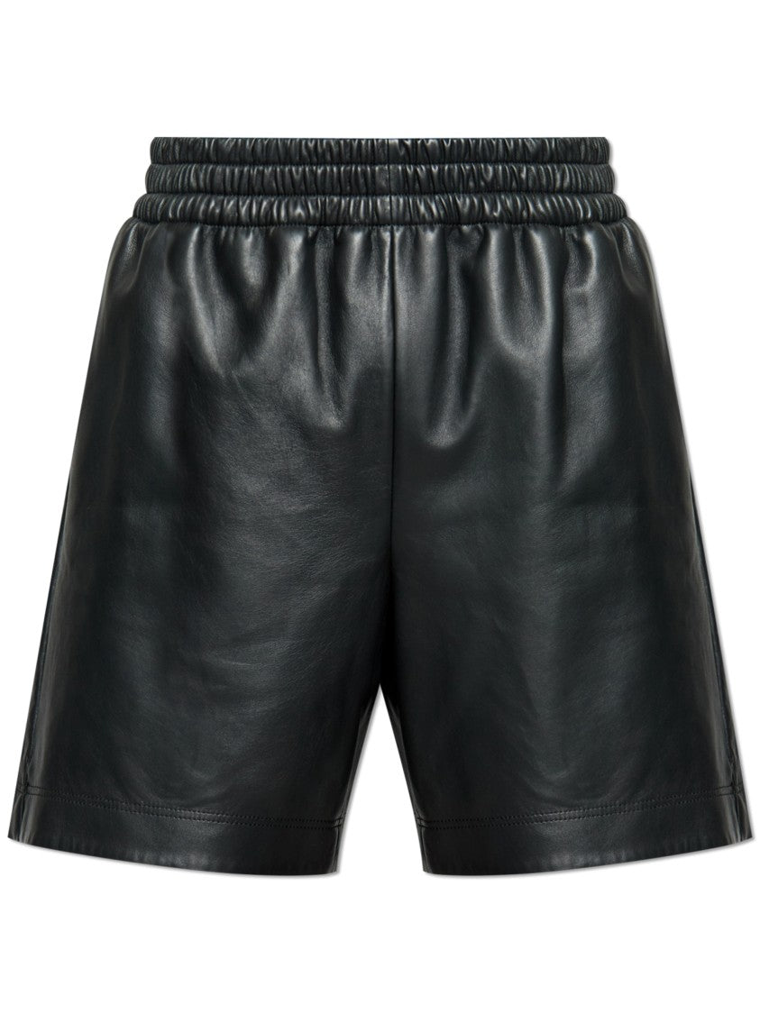 Gucci Black Matte Finish Elastic Waist Shorts