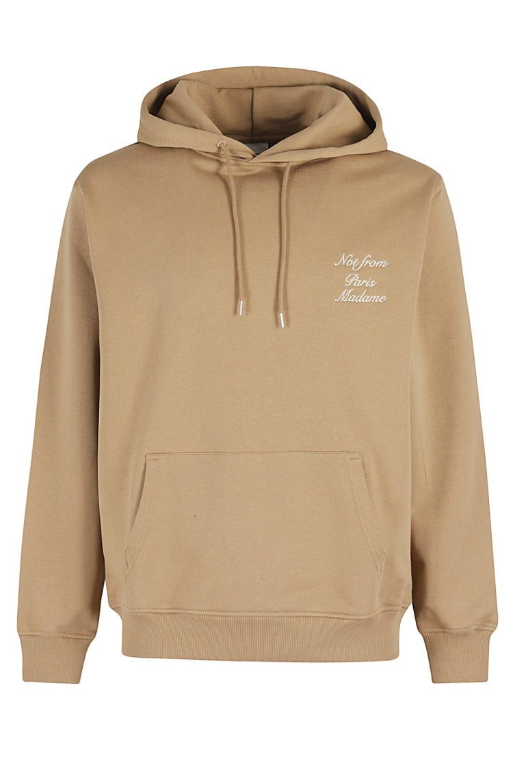 Drôle De Monsieur Calligraphy Slogan Hoodies
