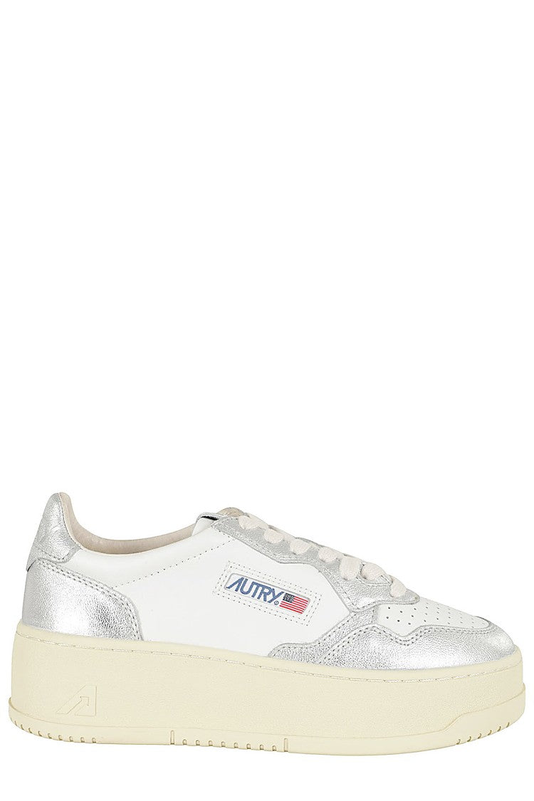Autry Platform Sneakers With Leather Upper