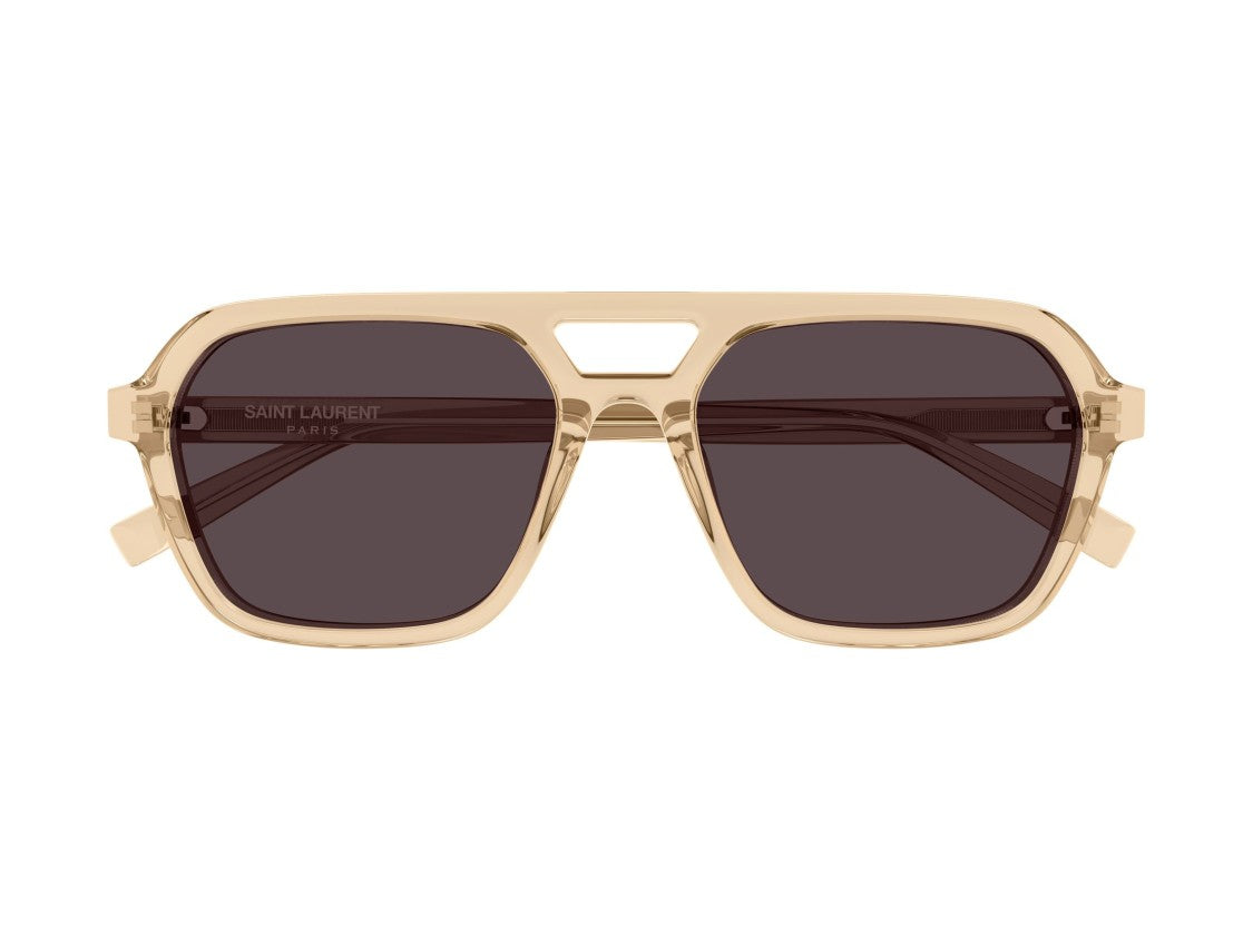 Saint Laurent Sl 905 Cut-Out Bridge Oversized Square Sunglasses