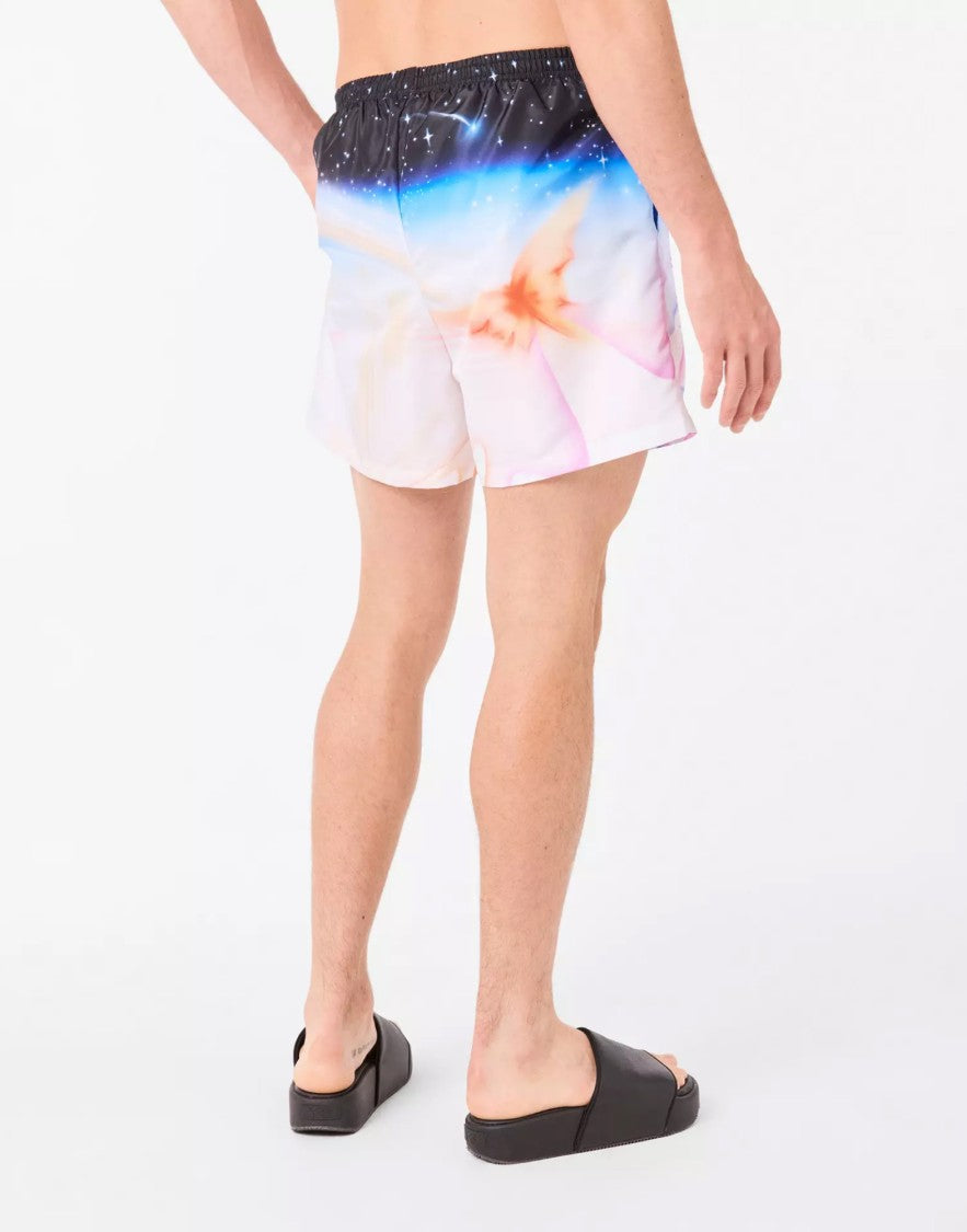 Casablanca Galactic Connection Logo Swim Shorts