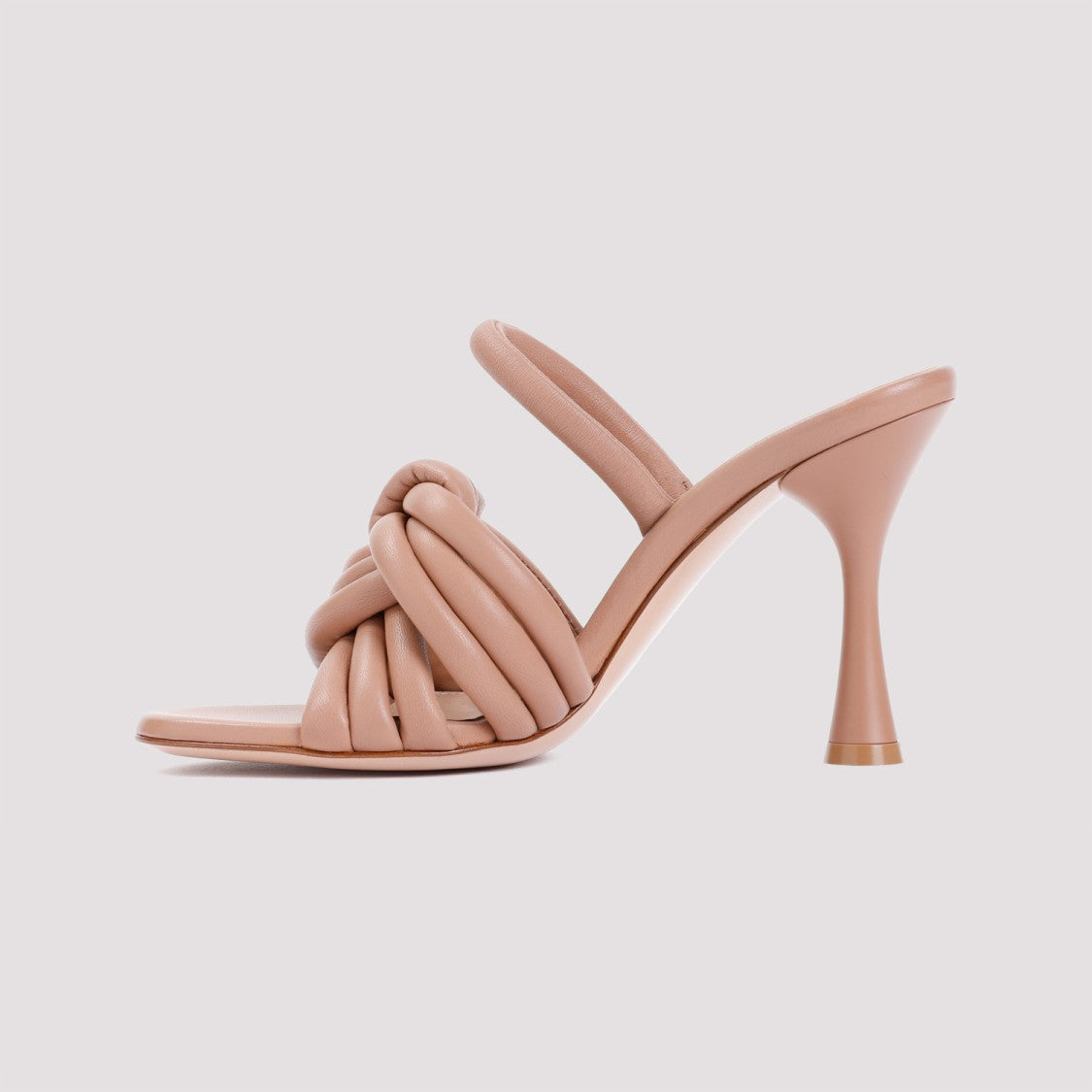 Gianvito Rossi Praline Brown Nappa Leather Sandal