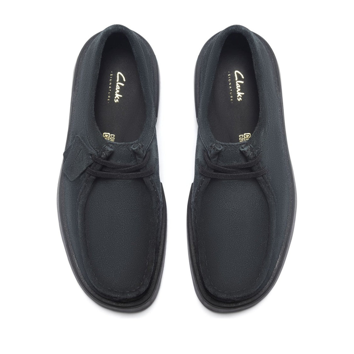Clarks Torview G Black Low-Profile Suede Loafers
