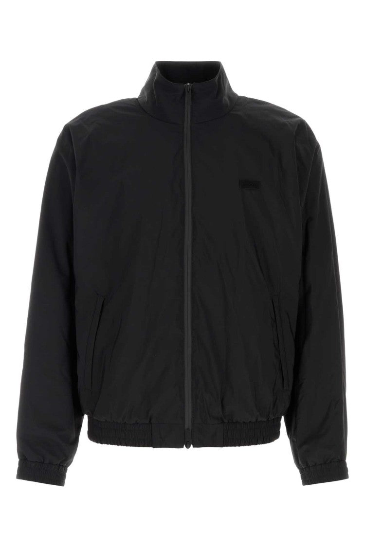 Salvatore Ferragamo Black Wool Blend Jacket