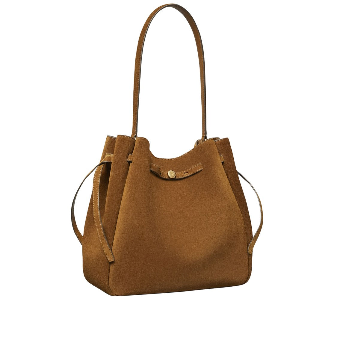Tory Burch Suede Bag With Magnetic Closure