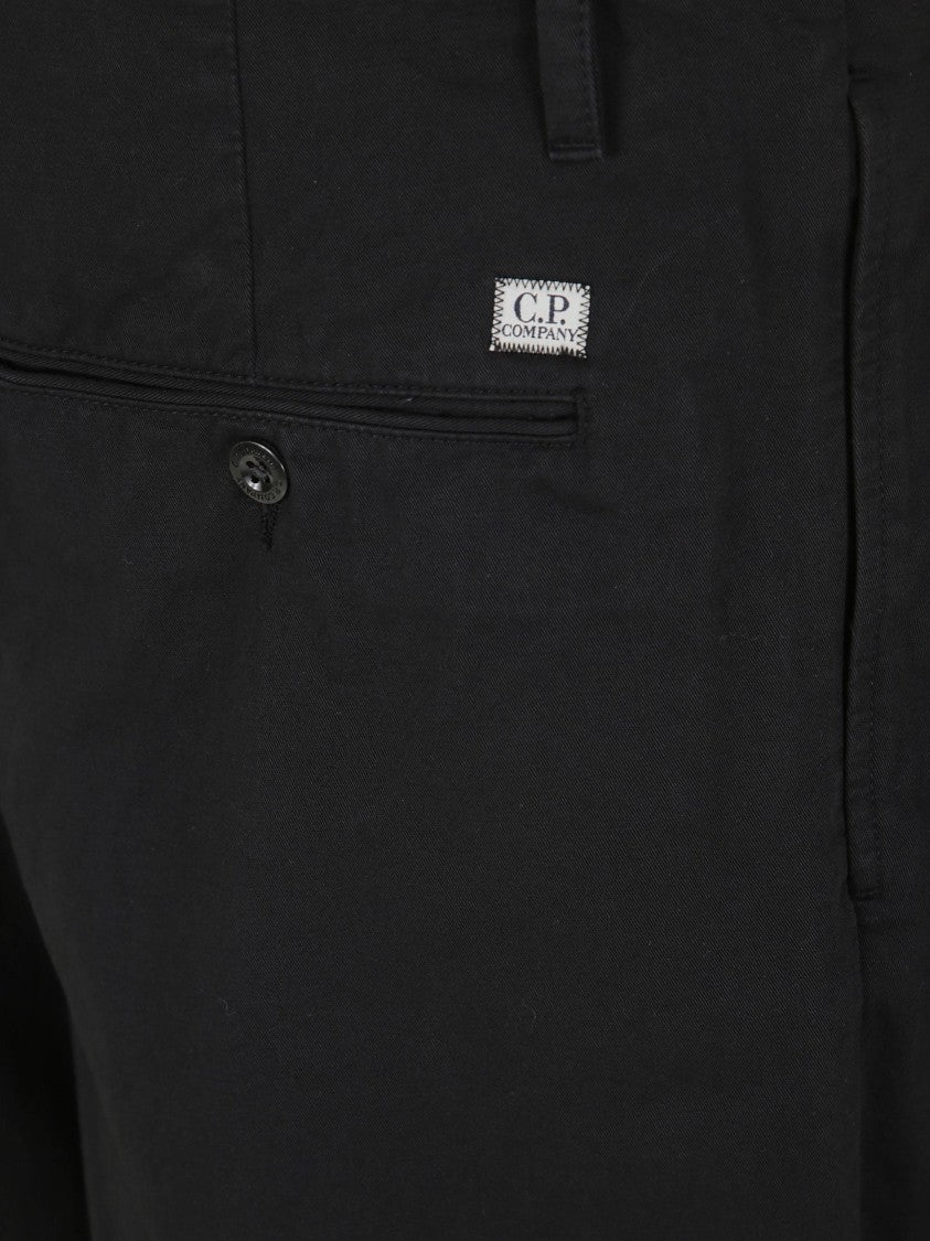 C.P. Company Relaxed Fit Black Casual Pants