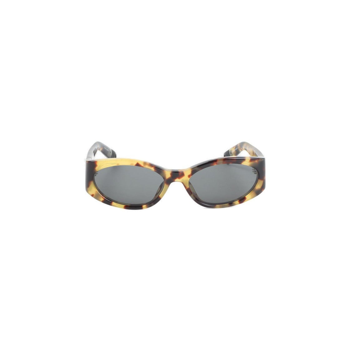 Jacquemus Eyewear T Shell Matt Brown Acetate Ovalo Sunglasses