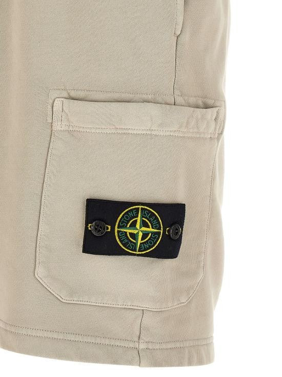 Stone Island Comfort-Fit Shorts With Cargo Pocket