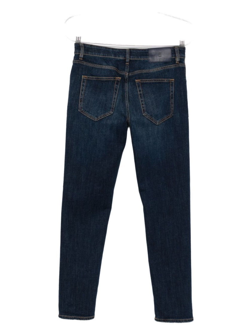 Pt Torino Tailored Fit Dark Indigo Jeans