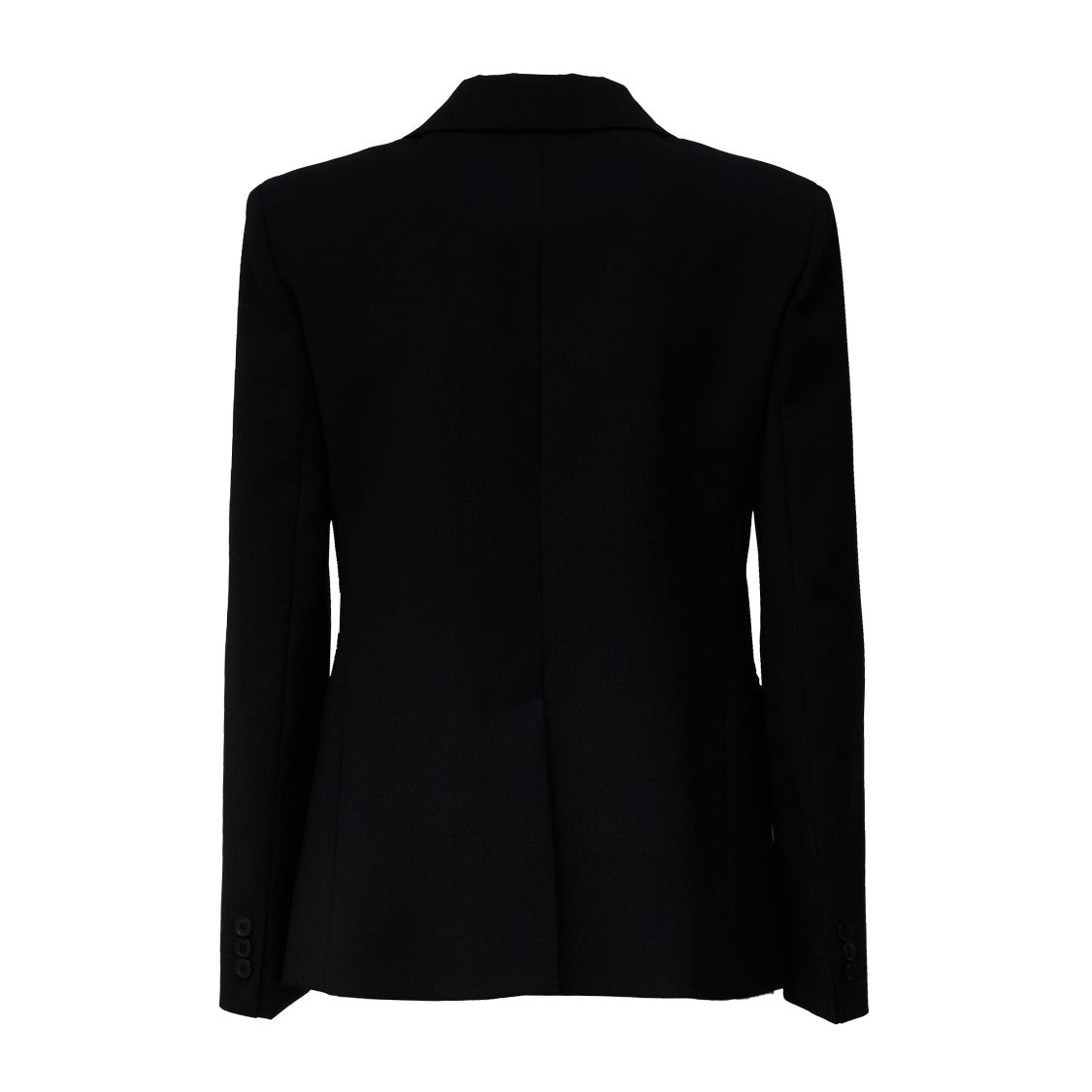 Max Mara Natural Stretch Wool Tailored Single-Button Blazer
