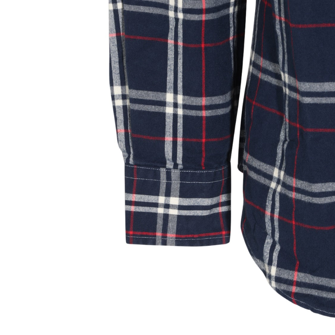 Polo Ralph Lauren Long-Sleeve Button-Up Shirt In Navy Plaid Pattern