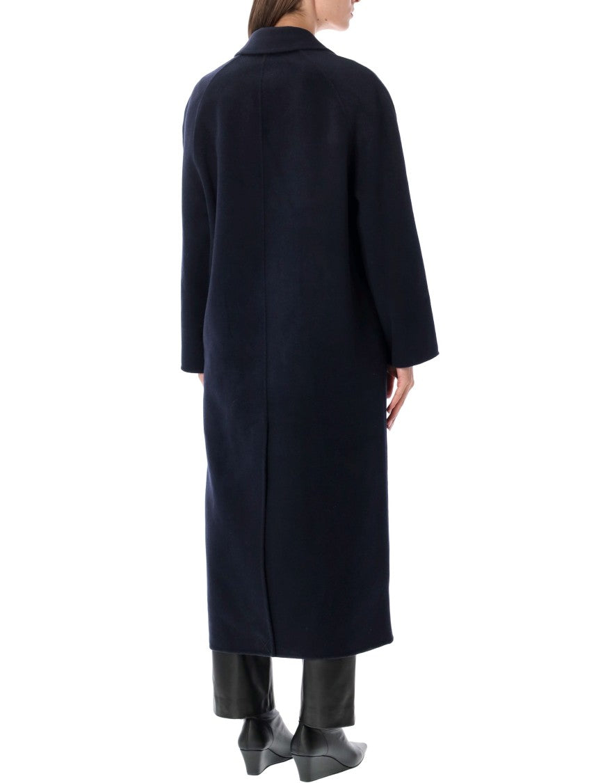 Loulou De Saison Irvin Double-Breasted Coat In Wool And Cashmere Blend