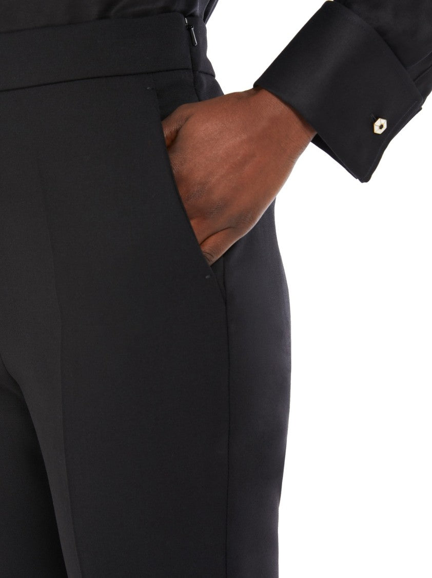 Max Mara Pure Wool Crêpe Slim Fit Trousers