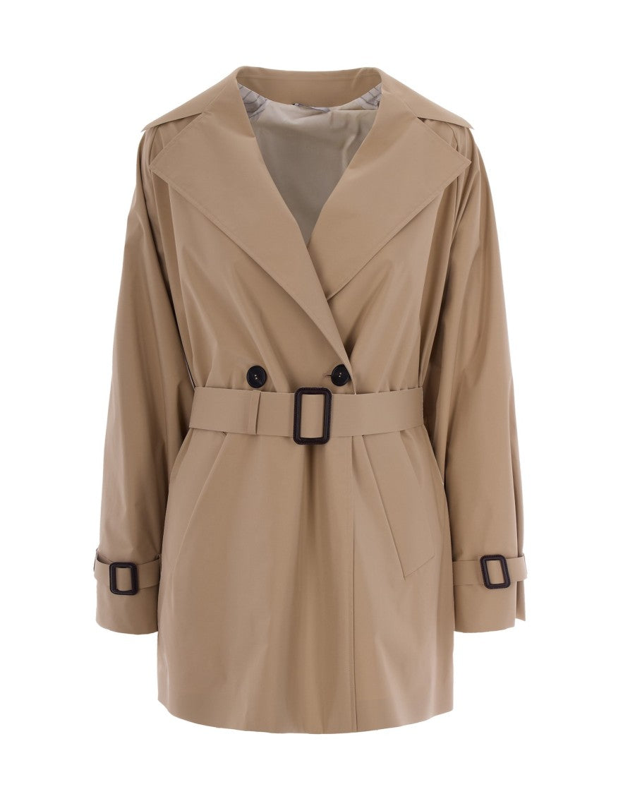 Max Mara Beige Short Trench