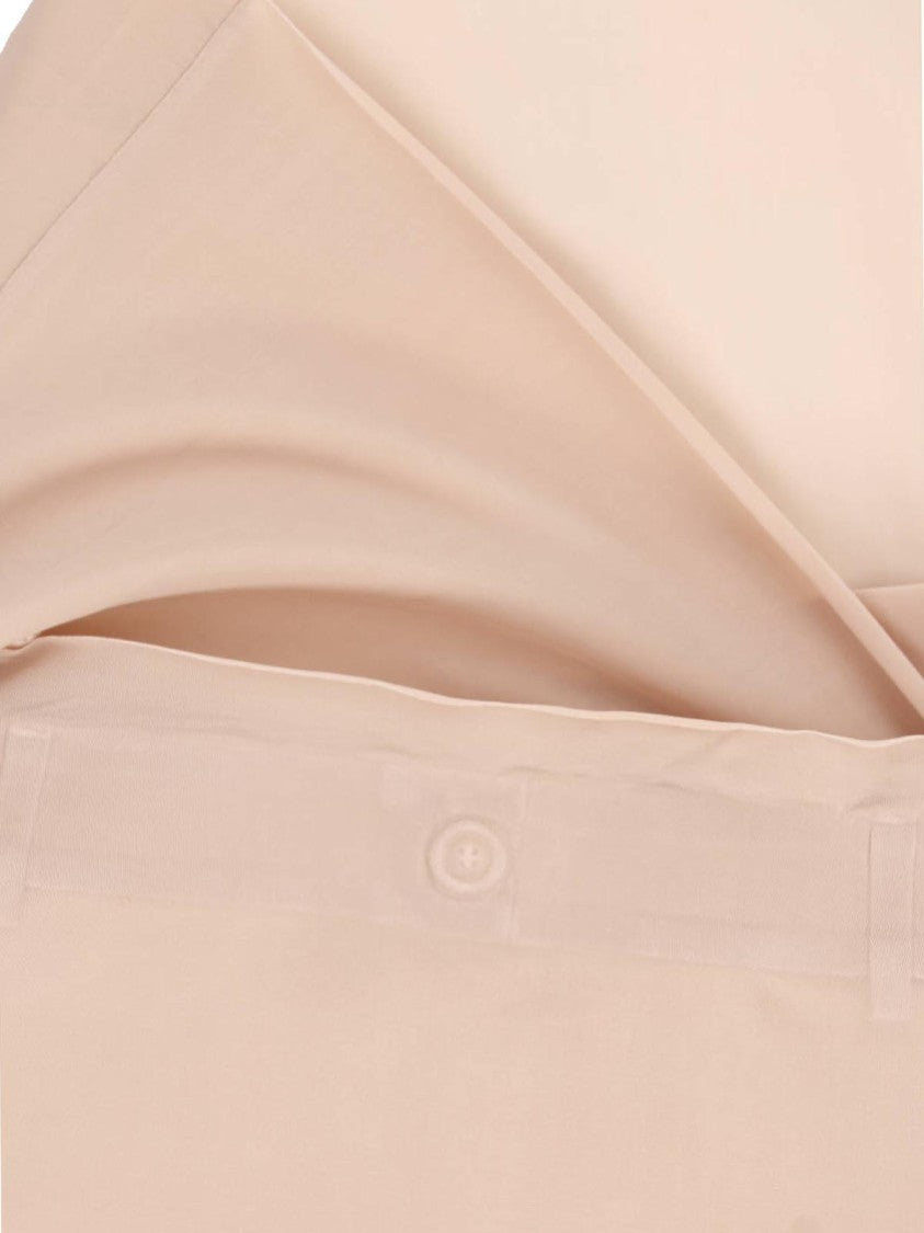 Maison Margiela Light Pink Four Stitches Minimalist Midi Skirt