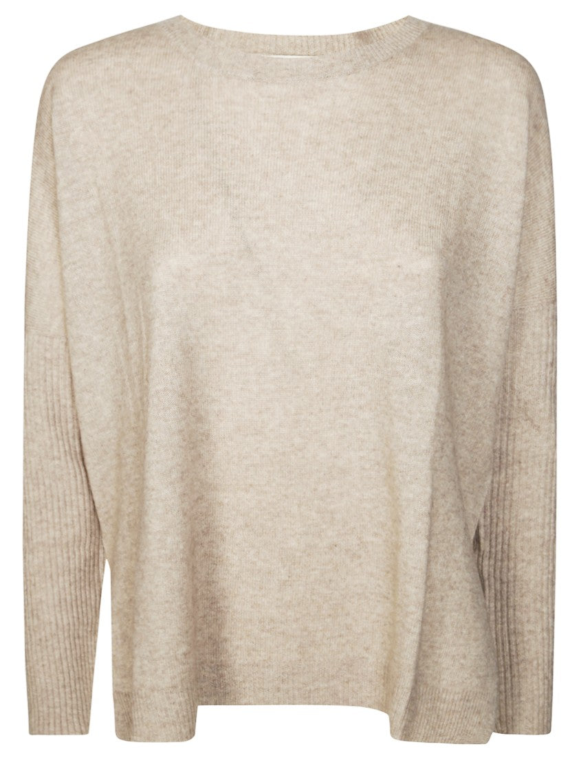 Absolut Cashmere Crew Neck Over Glove Sleeve