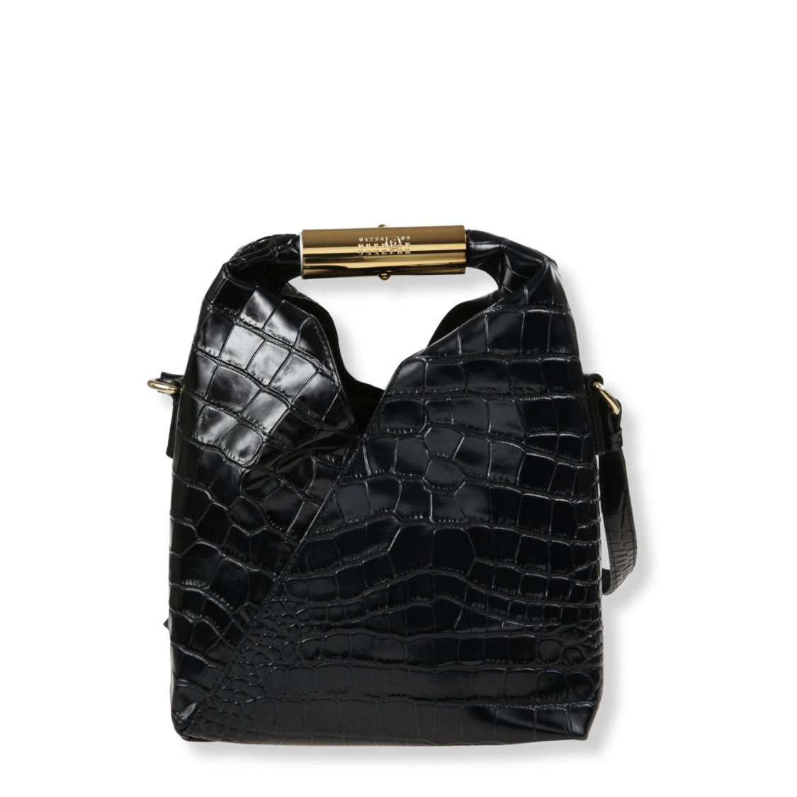 Mm6 By Maison Margiela Iconic Origami Design Tote With Crocodile Effect