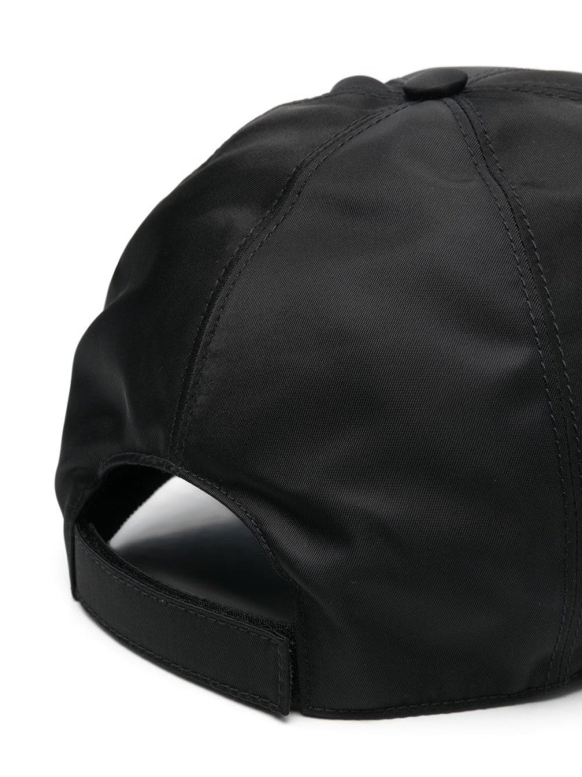 Prada Logo-Plaque Baseball Cap