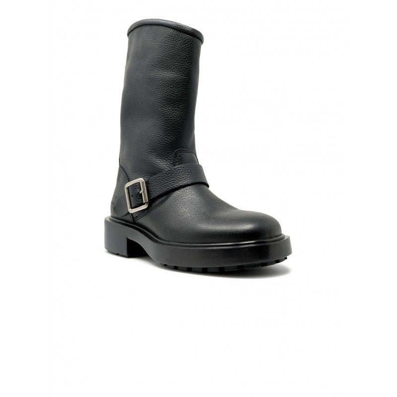 Copenhagen F5cph442 Black Leather Mid Boots