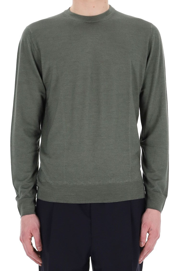 Drumohr Acquerello Super 140’S Wool Crewneck Sweater
