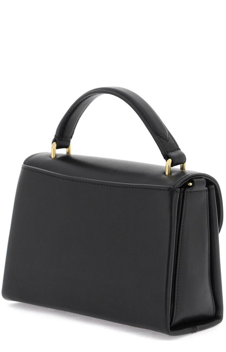 Mulberry Rectangular Black Leather Tote Bag