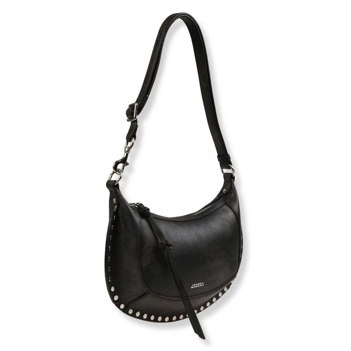 Isabel Marant Crescent-Shaped Shoulder Bag With Decorative Studs