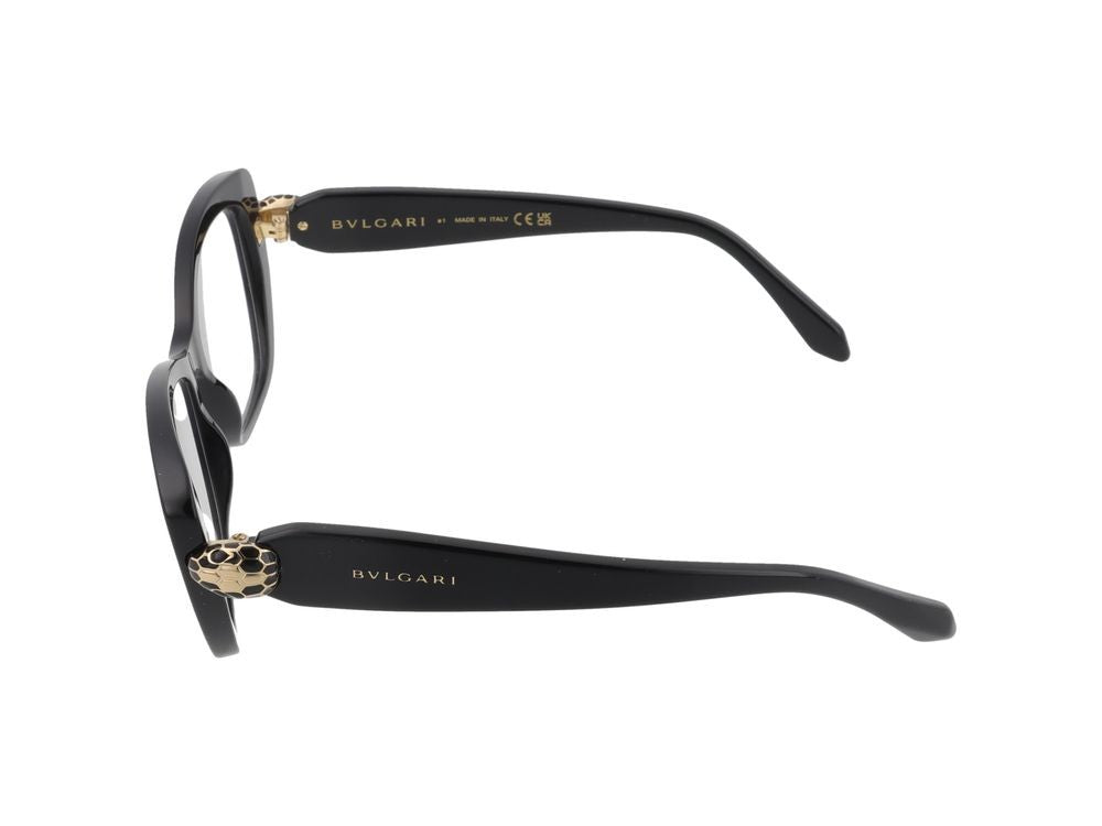Bulgari Bv50074i Black Rectangular Frame Glasses