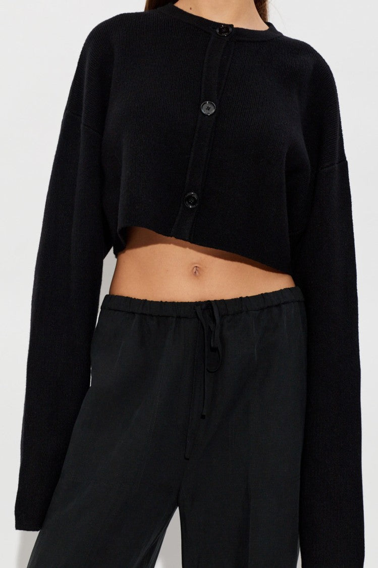 Totême Cropped Oversized Cardigan