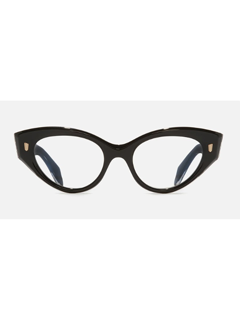 Cutler And Gross Bold Cat-Eye Eyeglasses With Metal Accents