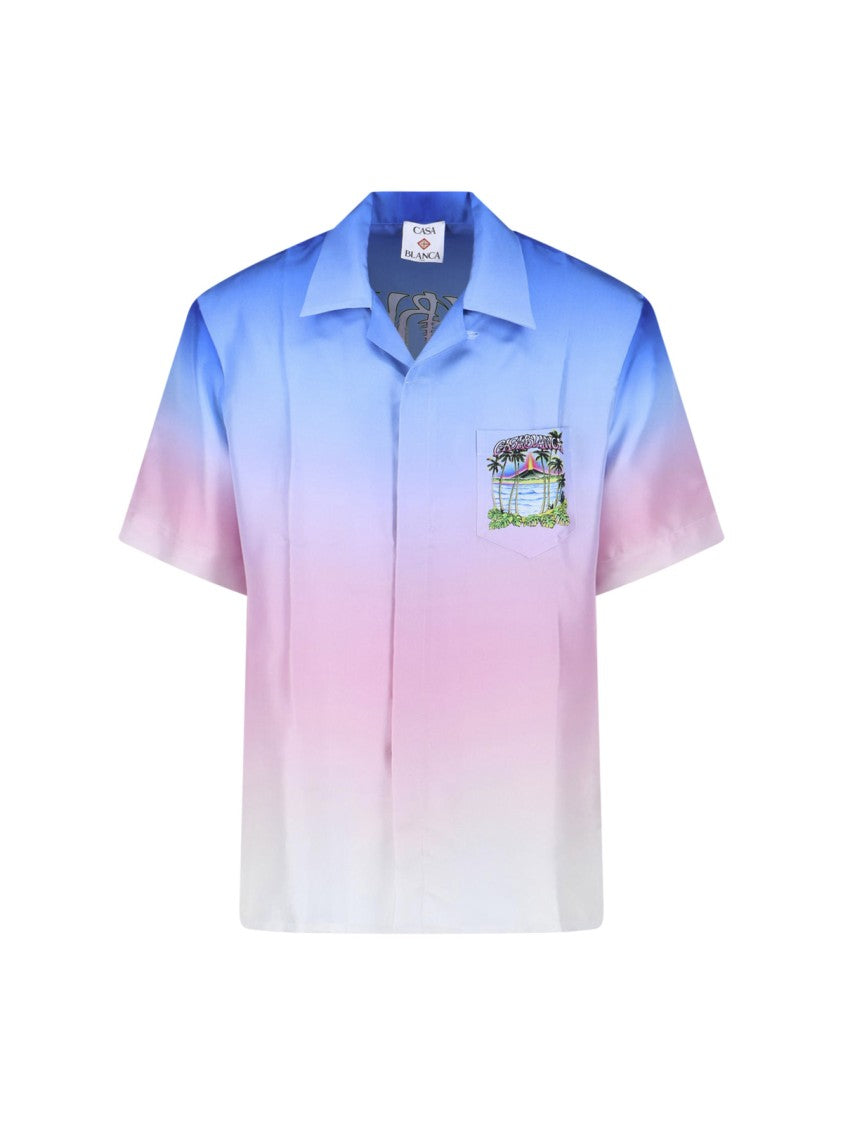 Casablanca "Volcano Print" Shirt Multicolor