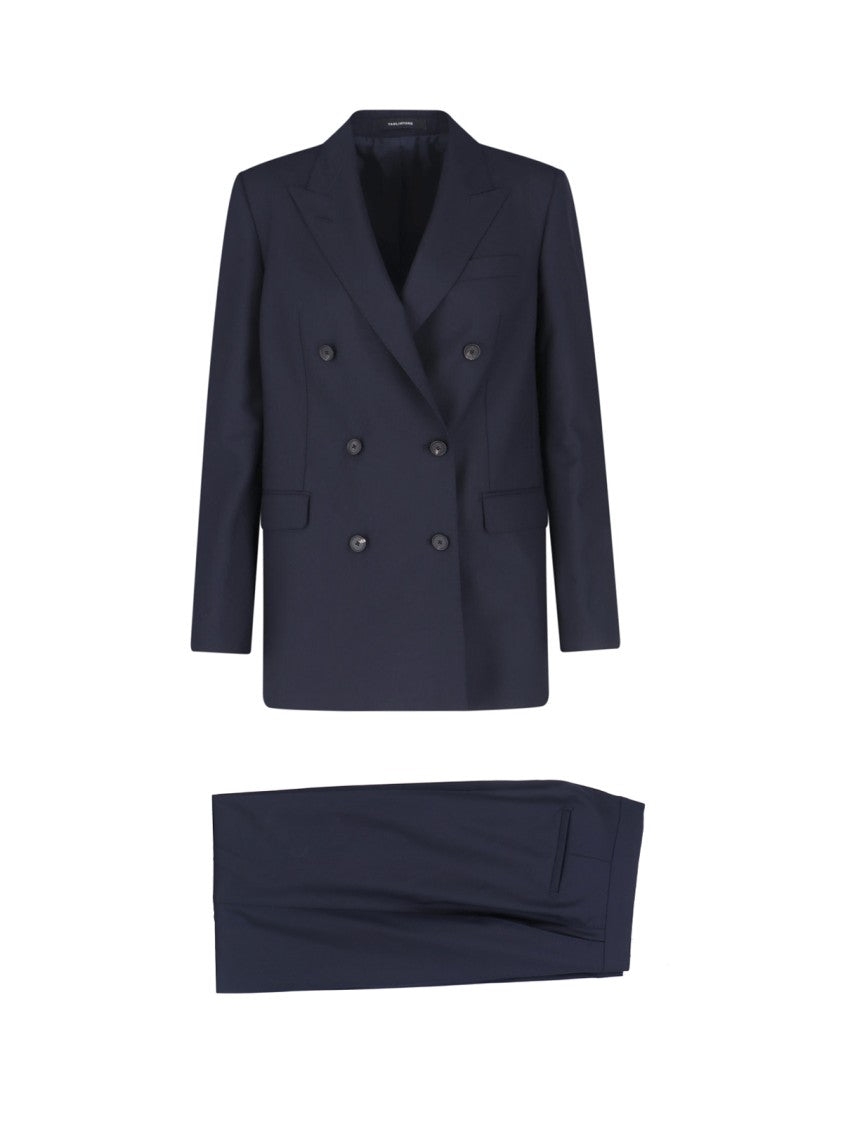 Tagliatore "J Jasmine" Double-Breasted Suit – Blue