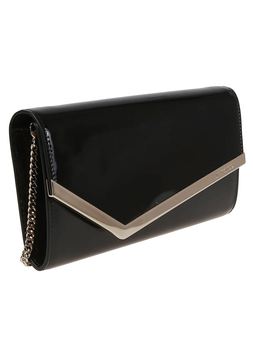 Jimmy Choo Emmie Patent Leather Clutch