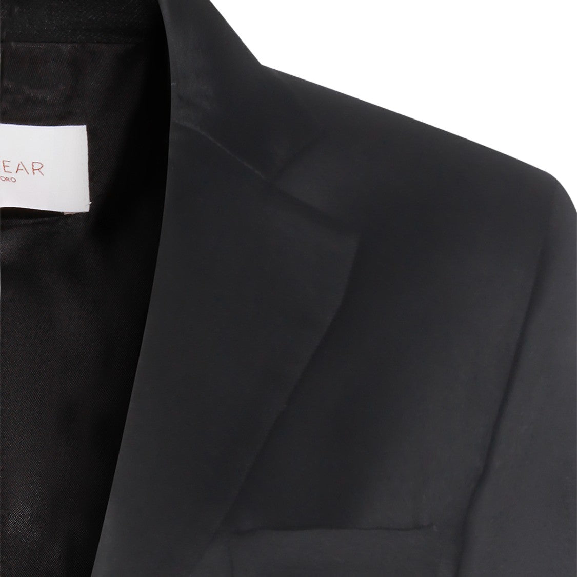 Montedoro Classic Tailored Black Jacket With Notched Lapel