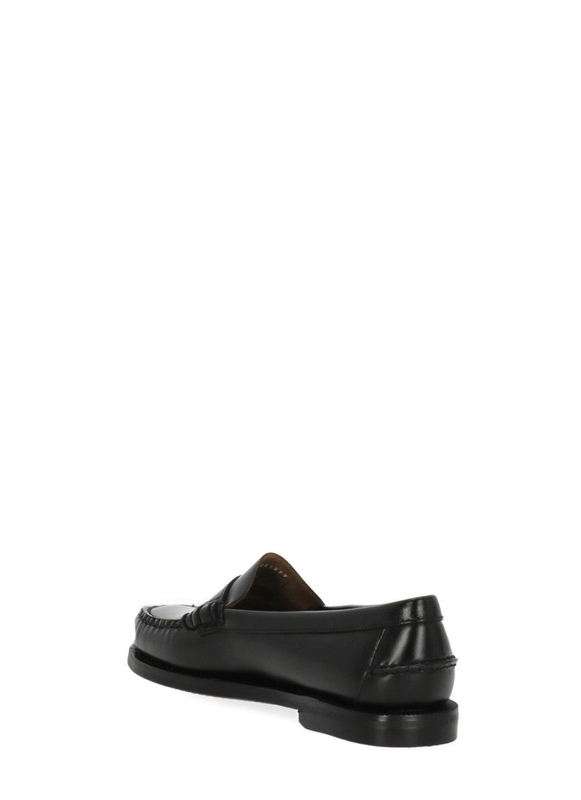 Sebago Black Patent Leather Loafers