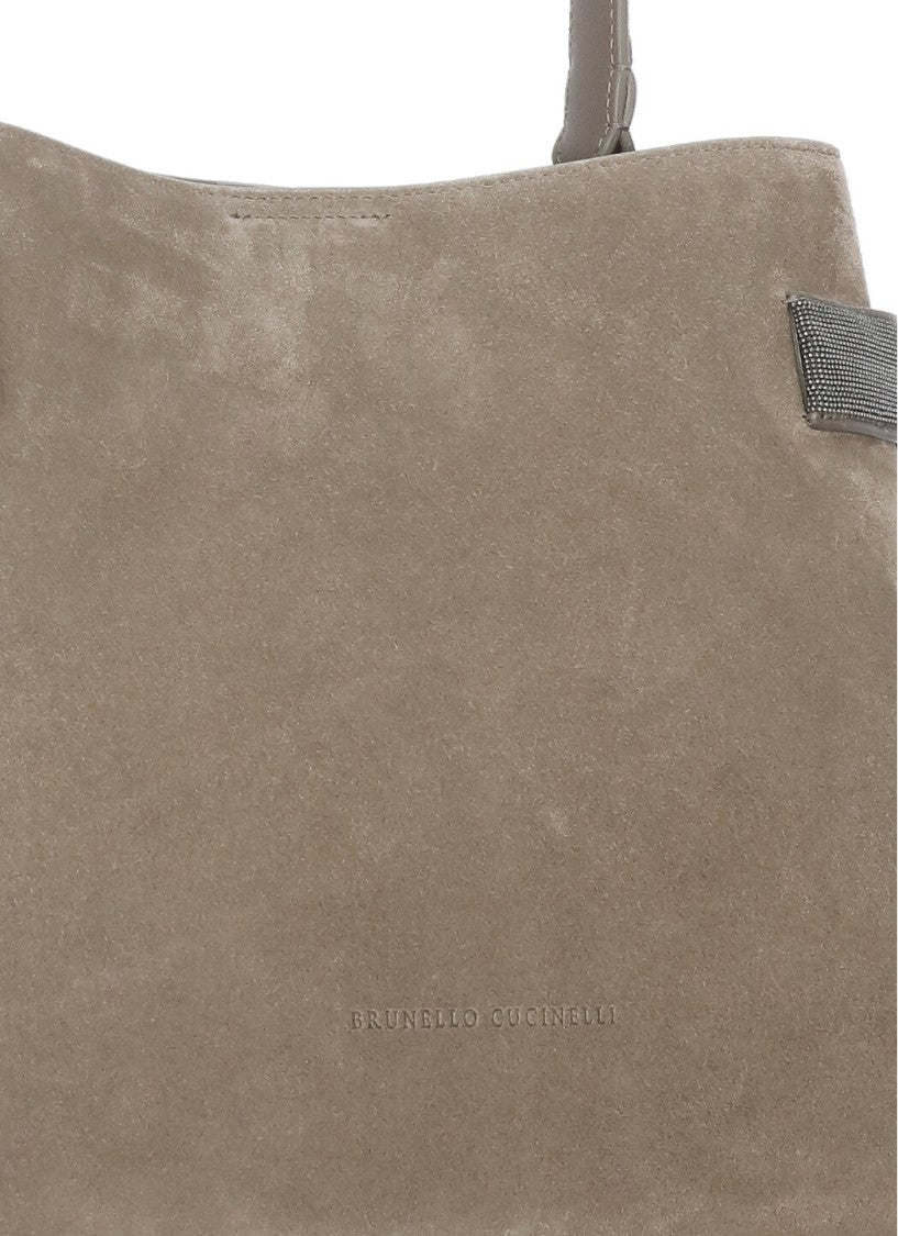 Brunello Cucinelli Precious Bands Shoulder Bag