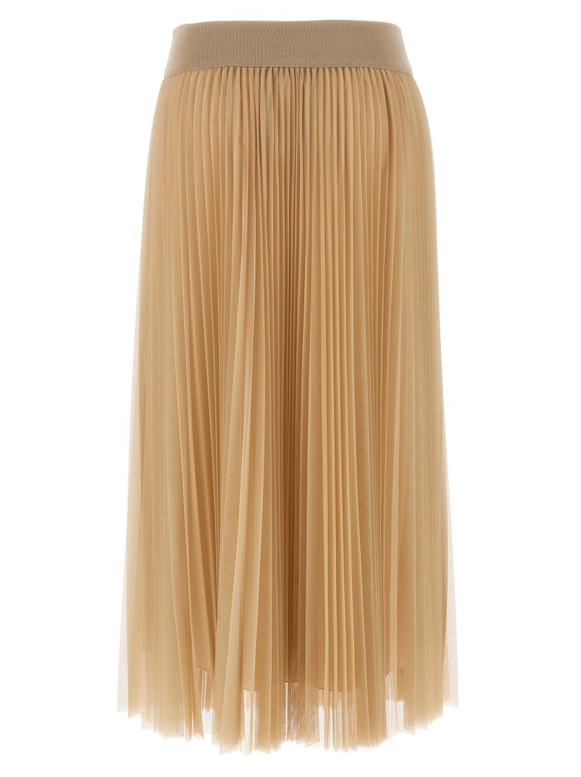 Fabiana Filippi Midi Skirt In Pleated Tulle