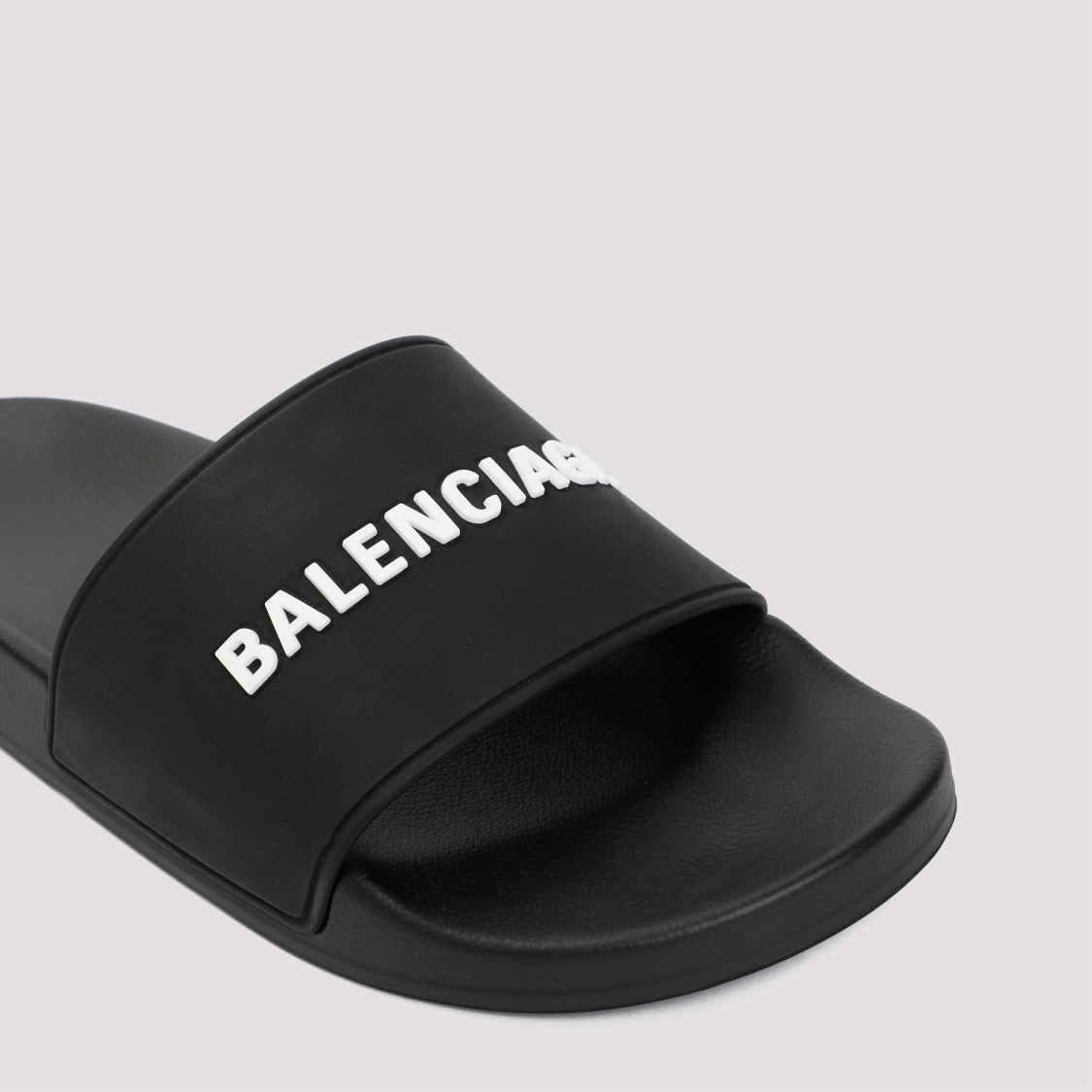 Balenciaga Pool Slide Logo Shoes