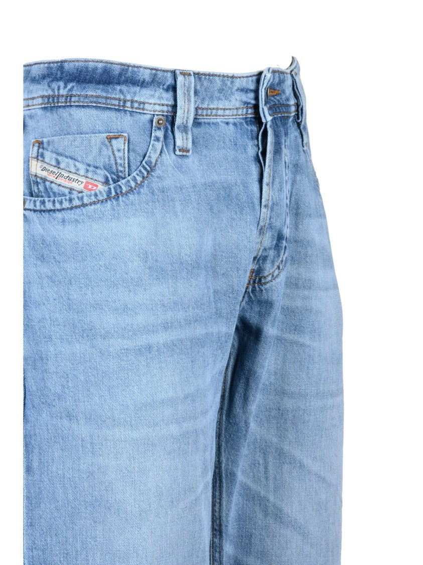 Diesel Light Blue Straight Denim Jeans