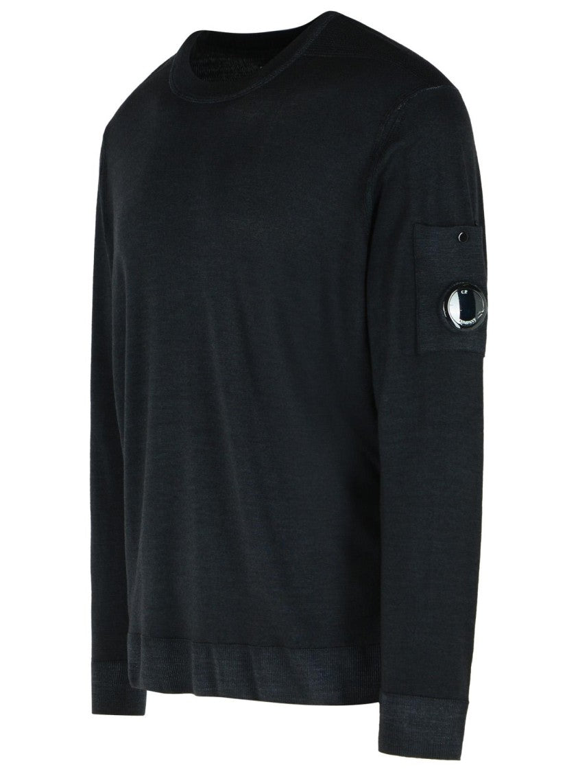 C.P. Company Black Wool Sweater