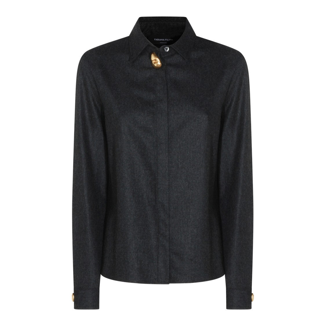 Fabiana Filippi Dark Grey Wool Shirt