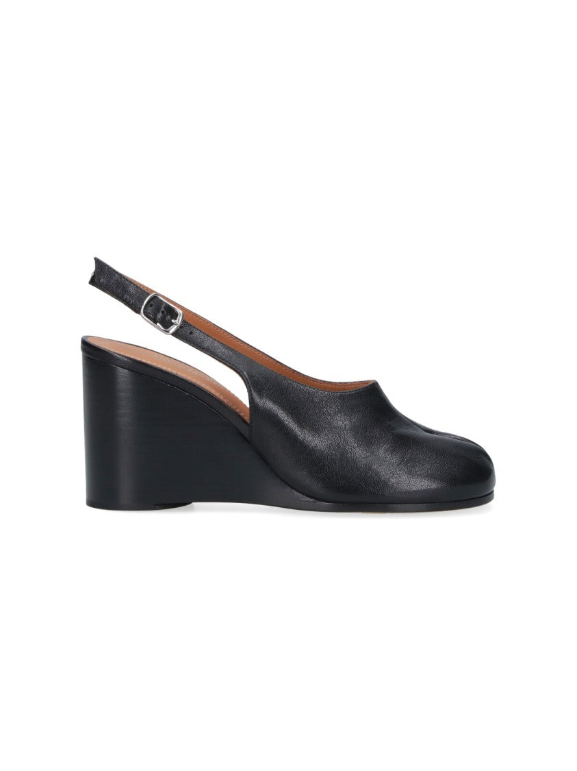 Maison Margiela Pointed Toe Black Pumps